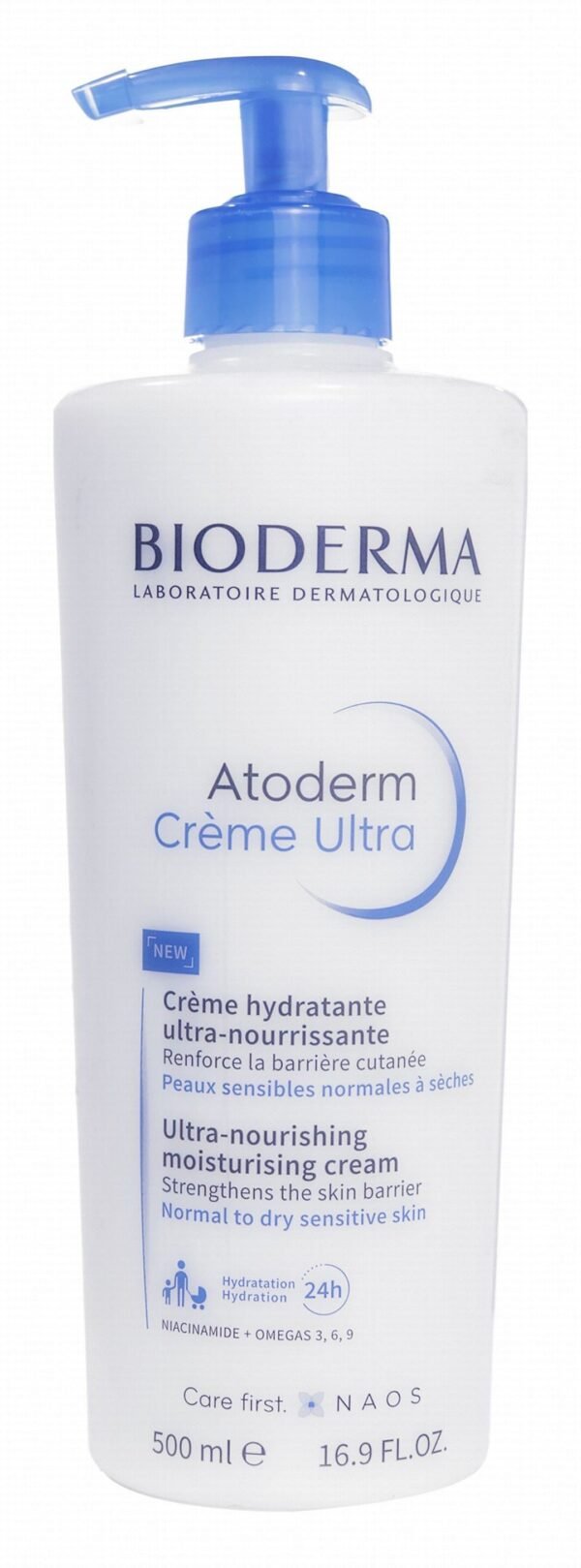 Bioderma Atoderm Hypoallergenic Ultra Nourishing Cream for Normal & Dry Skin, 500ml