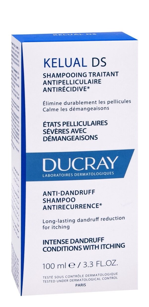Ducray Kelual DS Anti-Dandruff Shampoo, 100ml