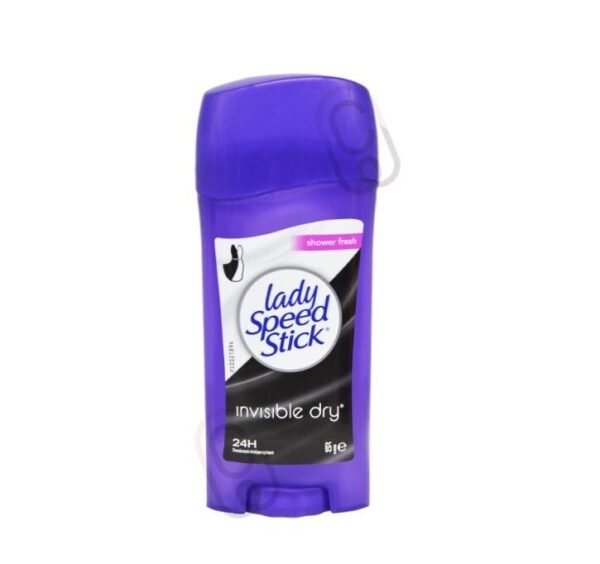Lady Speed Stick Invisible Dry Shower Fresh Scent Antiperspirant Deodorant, 65g