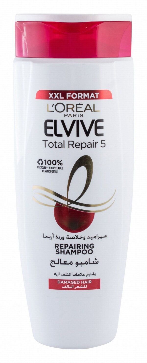 L'Oreal Paris Elvive Total Repair 5 Repairing Shampoo, 600ml