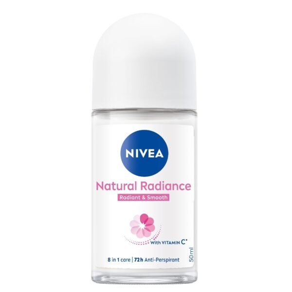 Nivea 48h Protection Natural Radiance Antiperspirant Roll-on for Women, 50ml