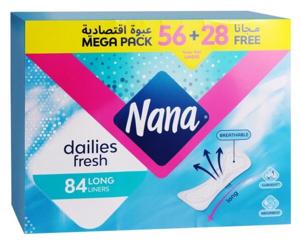 Nana Daily Fresh Long Liners 84 pcs