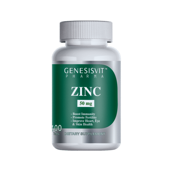 Genesisvit 50mg Zinc Gluconate Tablets, 100 Tablets