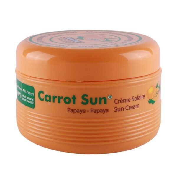 Carrot Sun Tanning Cream with Papaya Extract, 350ml