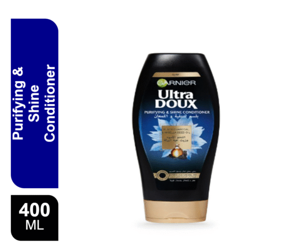 Garnier Ultra doux Black Charcoal Conditioner, 400ml
