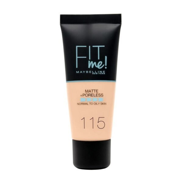 Maybelline New York Fit Me Matte + Poreless Foundation - 115 Ivory