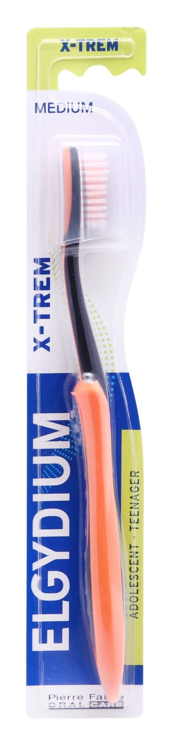 Elgydium X-Treme Black & Orange Medium Toothbrush, 1 Piece