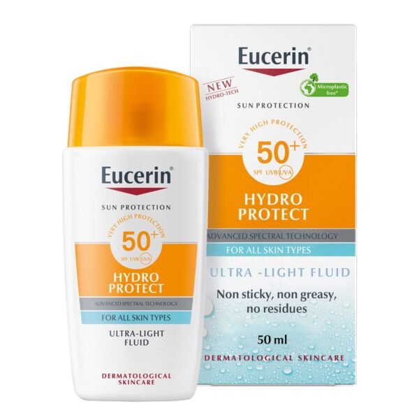 Eucerin Hydro Protect Ultra Light Sunscreen Face Fluid SPF50+, 50ml