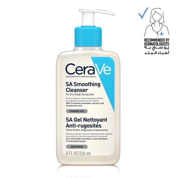 CeraVe SA Smoothing Cleanser for Normal, Dry & Rough Skin, 236ml