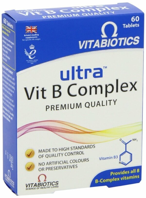 Vitabiotics Ultra Vitamin B Complex Optimum Strengh Tablets, 60 Tablets