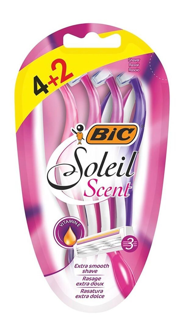 BiC Shaver Soleil Scent, 6 Pieces