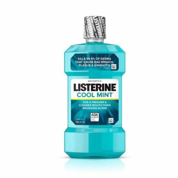 Listerine Antiseptic Mouthwash Cool Mint Flavor, 250ml