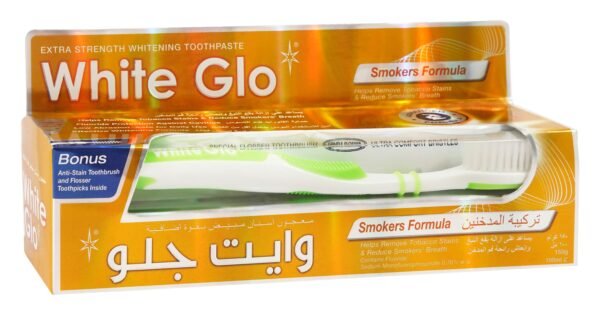 White Glo Smokers Formula Whitening Toothpaste, 100ml