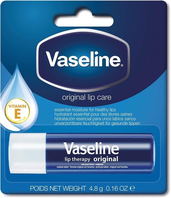Vaseline Original Lip Therapy Balm, 4.8g