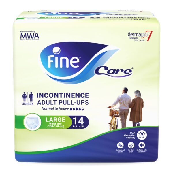 Fine Care Unisex Pull-Up Briefs Large (100-140cm), 14 Pieces