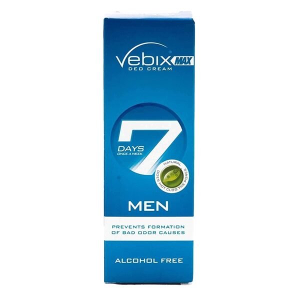 Vebix Max Active Deodorant Cream for Men, 25ml