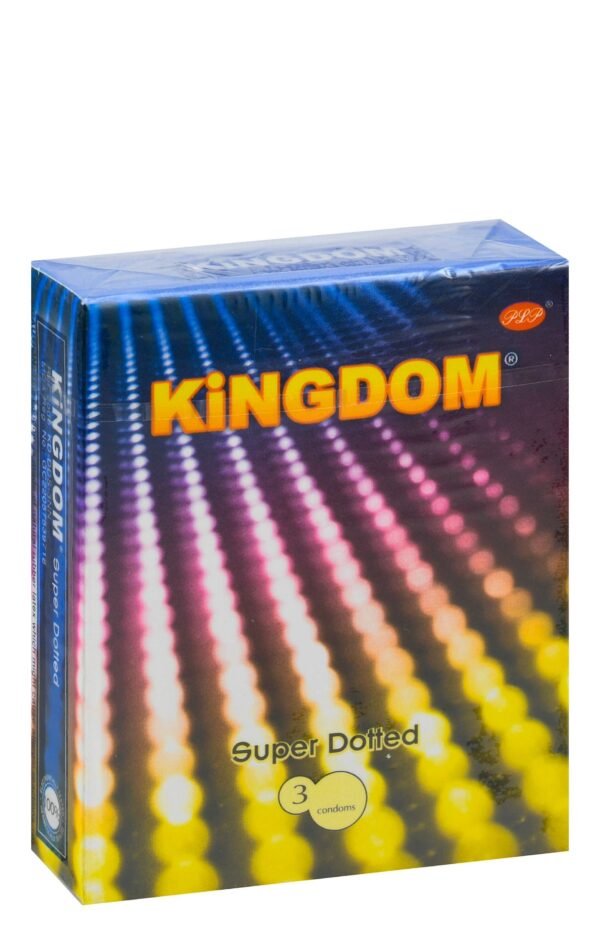Kingdom Super Dotted Condoms, 3 Pieces