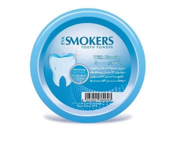 Eva Smokers Tooth Powder with Fluorine, 40g