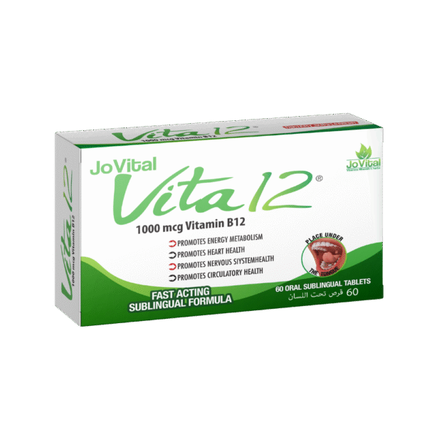 Jovital Vita‑12 1000 µg Vitamin B12, 60 tab