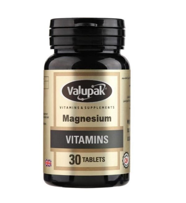 Valupak Vitamins Magnesium, 187.5Mg Tablet 30