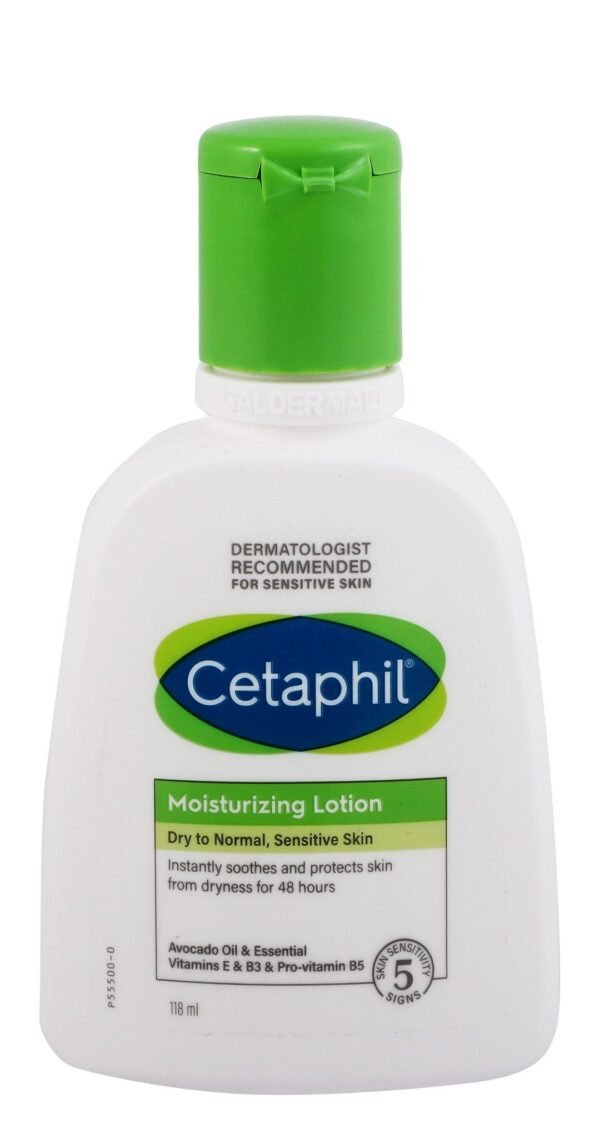 Cetaphil Hypoallergenic Soothing & Moisturizing Lotion for Dry to Normal & Sensitive Skin, 118ml