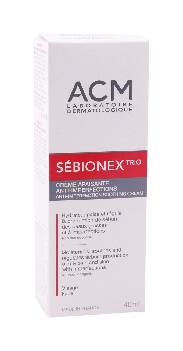 ACM Sebionex Trio Anti-Imperfection Soothing Face Cream, 40ml