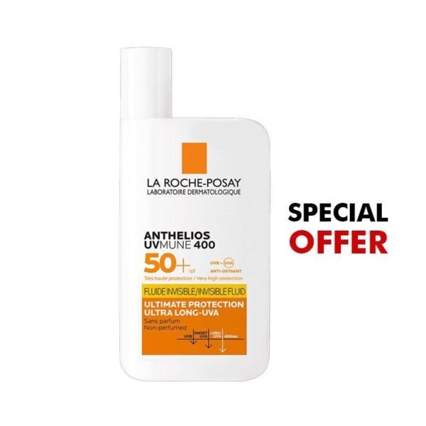 La Roche-Posay Anthelios Fluid Invisible 50+ Spf 50 Ml (Offer 25%)