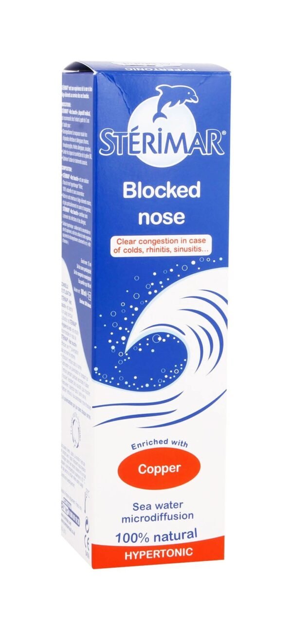 Sterimar Hypertonic Nasal Spray for Blocked Nose, 100ml