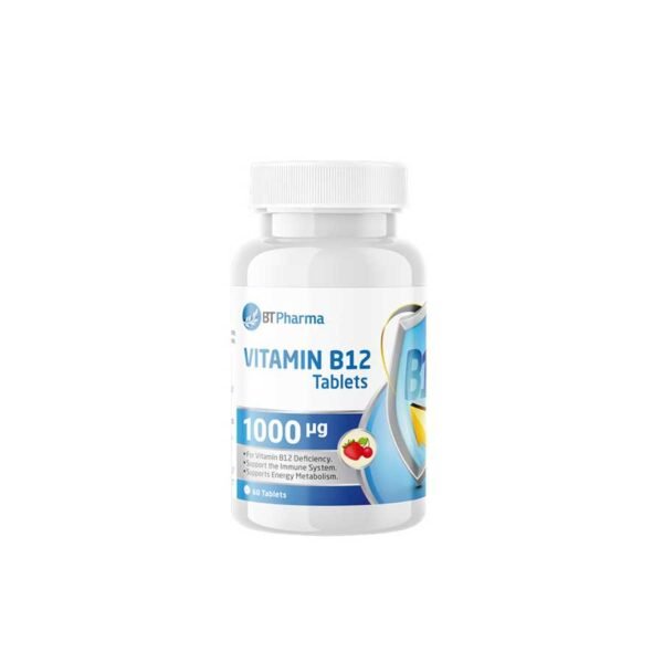 BTPharma B12 1000mcg Tablets, 60 Tablets