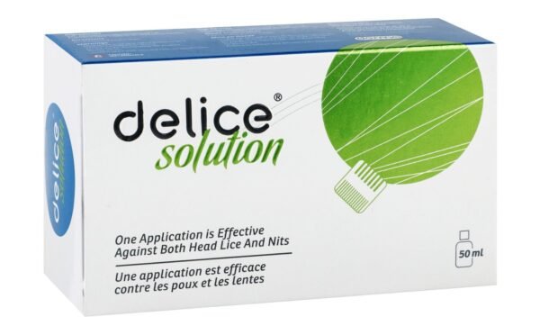 Delice Solution for Head Lice & Nits, 50ml