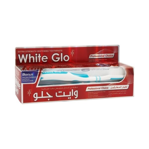White Glo Toothpaste With Toothbrush 100 ML