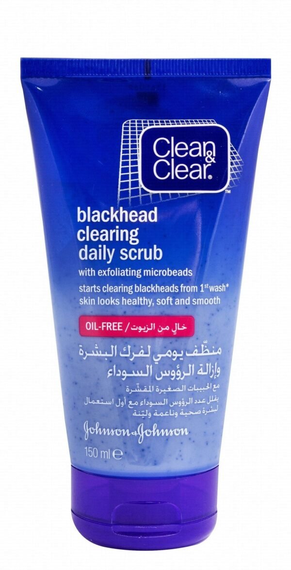 Clean & Clear Blackhead Clearing Daily Scrub, 150ml