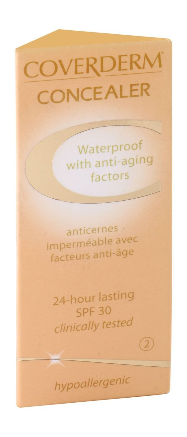 Coverderm Waterproof Concealer, No.2, 6g