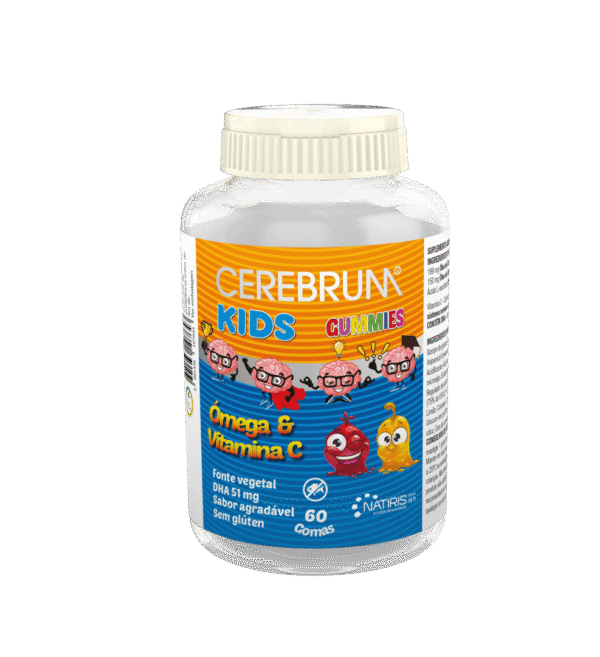 Cerebrum Kids Omega & Vitamin C Gummies, 60 Gummies