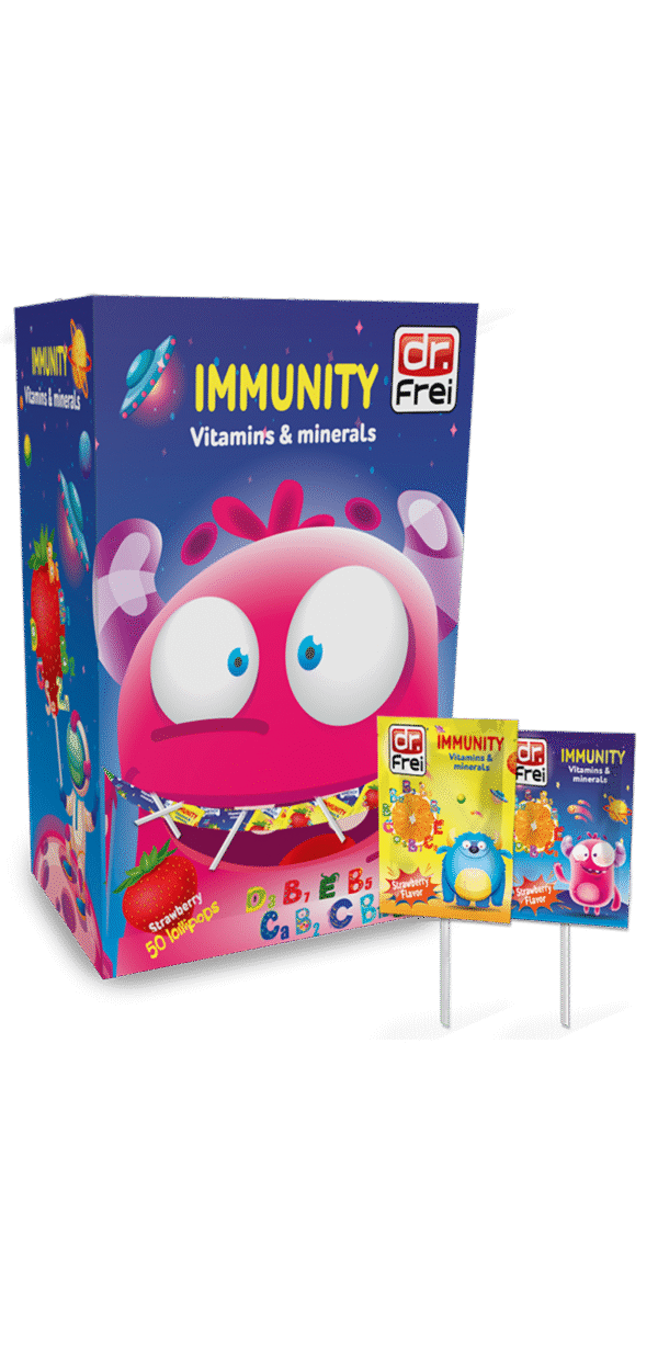 Dr.Frei Immunity + Minerals Lollipops, 1 Pieces