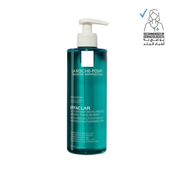 La Roche-Posay Effaclar Micropeeling Cleansing Gel with Salicylic Acid For Oily Skin, 400ml