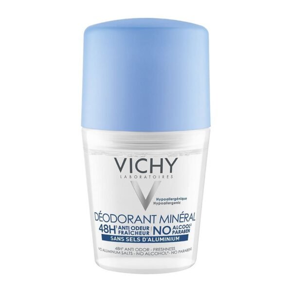 Vichy 48 Hours Mineral Aluminum Free Deodorant, 50ml
