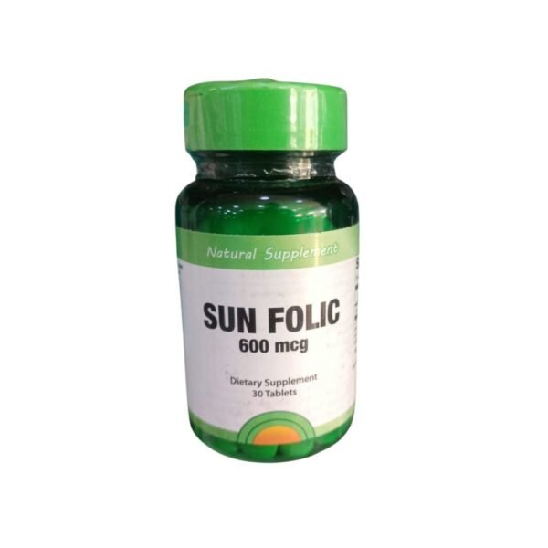 Sun Naturals Sun Folic, 600Mcg 30 Tablets
