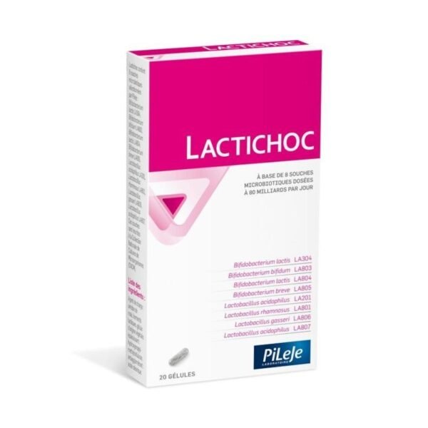 PiLeJe Lactichoc Digestive Capsules, 20 Capsules