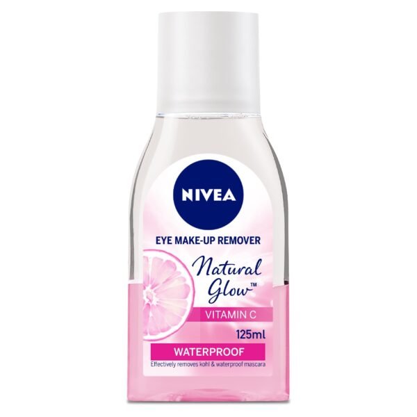 Nivea Natural Glow Eye Face Makeup Remover, 125ml