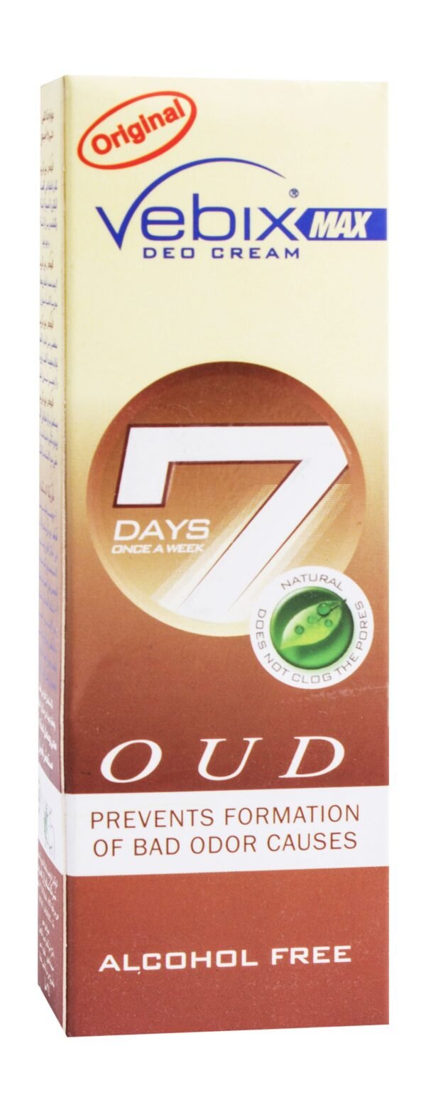 Vebix Deo Cream 7 Days Oud, 25ml