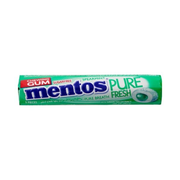 Mentos Chewing Gum Pure Fresh Spearmint, 24g