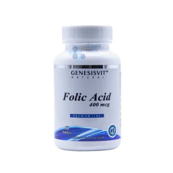 Genesisvit Folic Acid 400Mg, 60 Tab