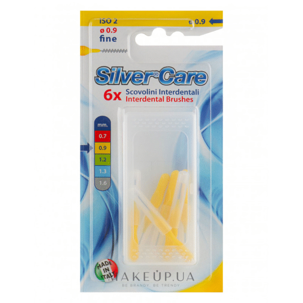 Silver Care Fine Interdental Brushes, 6 Pieces