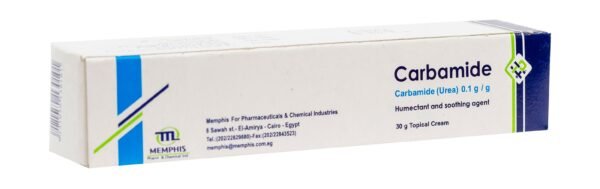 Carbamide 0.1g Urea Humectant & Soothing Topical Cream, 30g