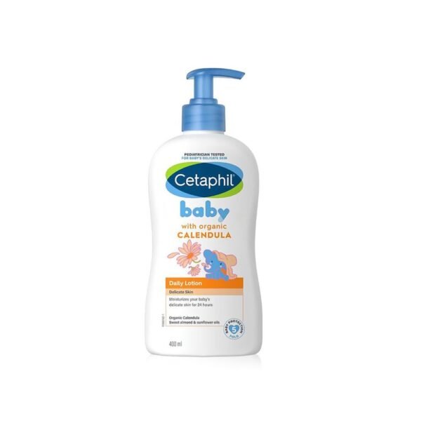 Cetaphil Baby Hypoallergenic Face & Body Daily Lotion with Organic Calendula, 400ml