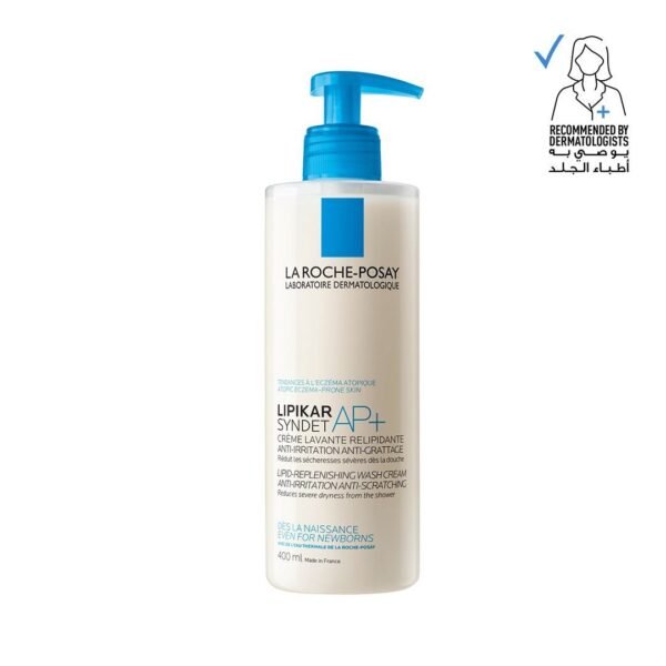 La Roche-Posay Lipikar Syndet AP+ Body Wash for Eczema Prone Skin, 400ml
