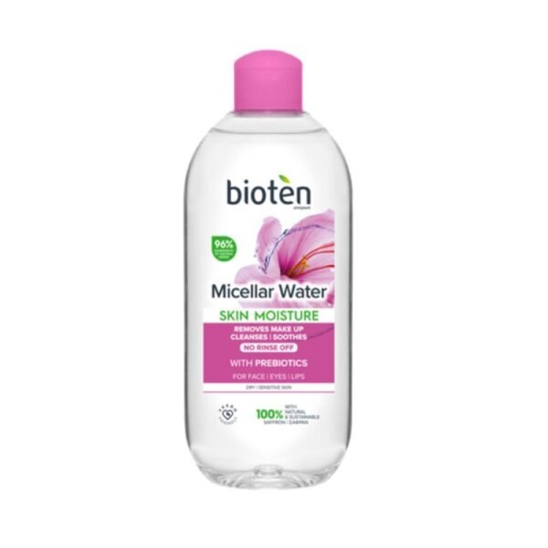 Bioten Moisture Micellar Water for Sensitive Skin with Prebiotics, 400ml