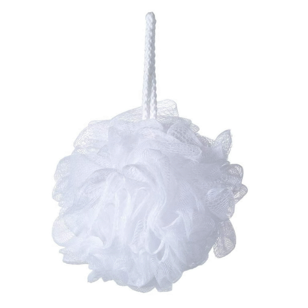 Optimal White Mesh Bath Sponge