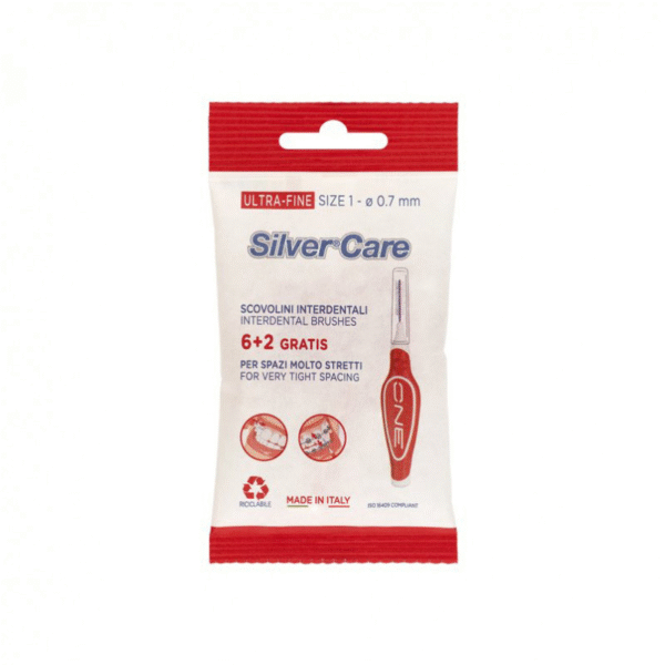Silver Care Ultrafine Interdental Brushes, 8 Pieces